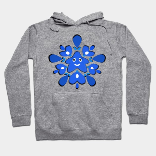 StarBurst Blue Hoodie by PifflesPieces